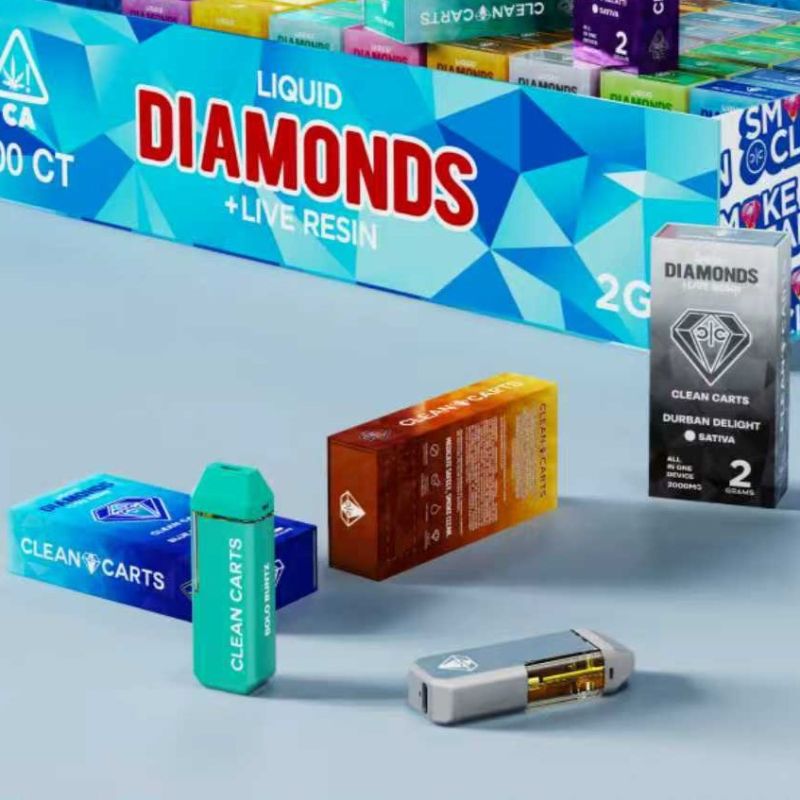 Clean Carts 2g Empty Disposable Vape Pen (100-Pack Master Display Edition)